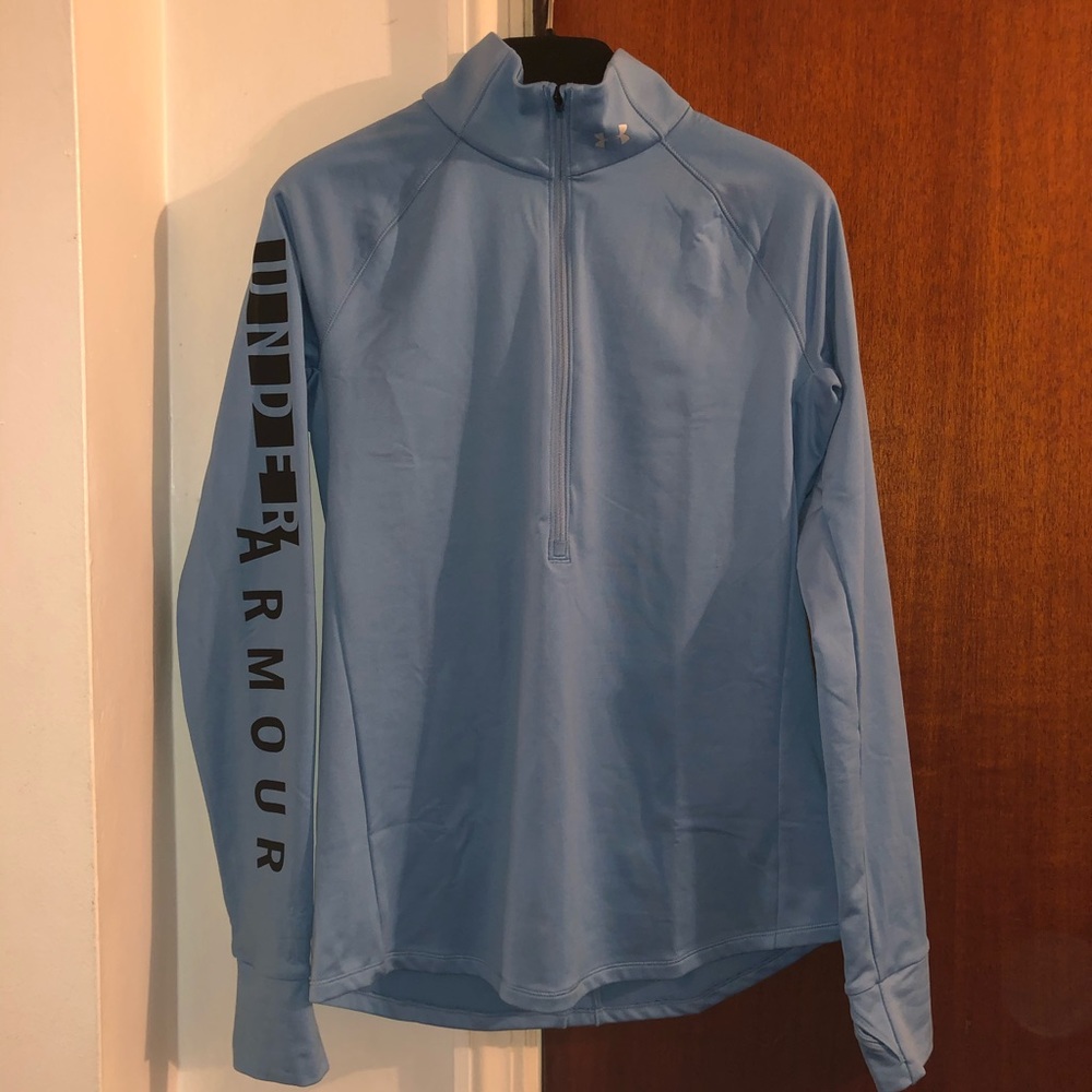 Under Armour Blue 1/2 zip (make offers)